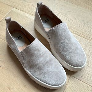 Sofft suede slip on shoes